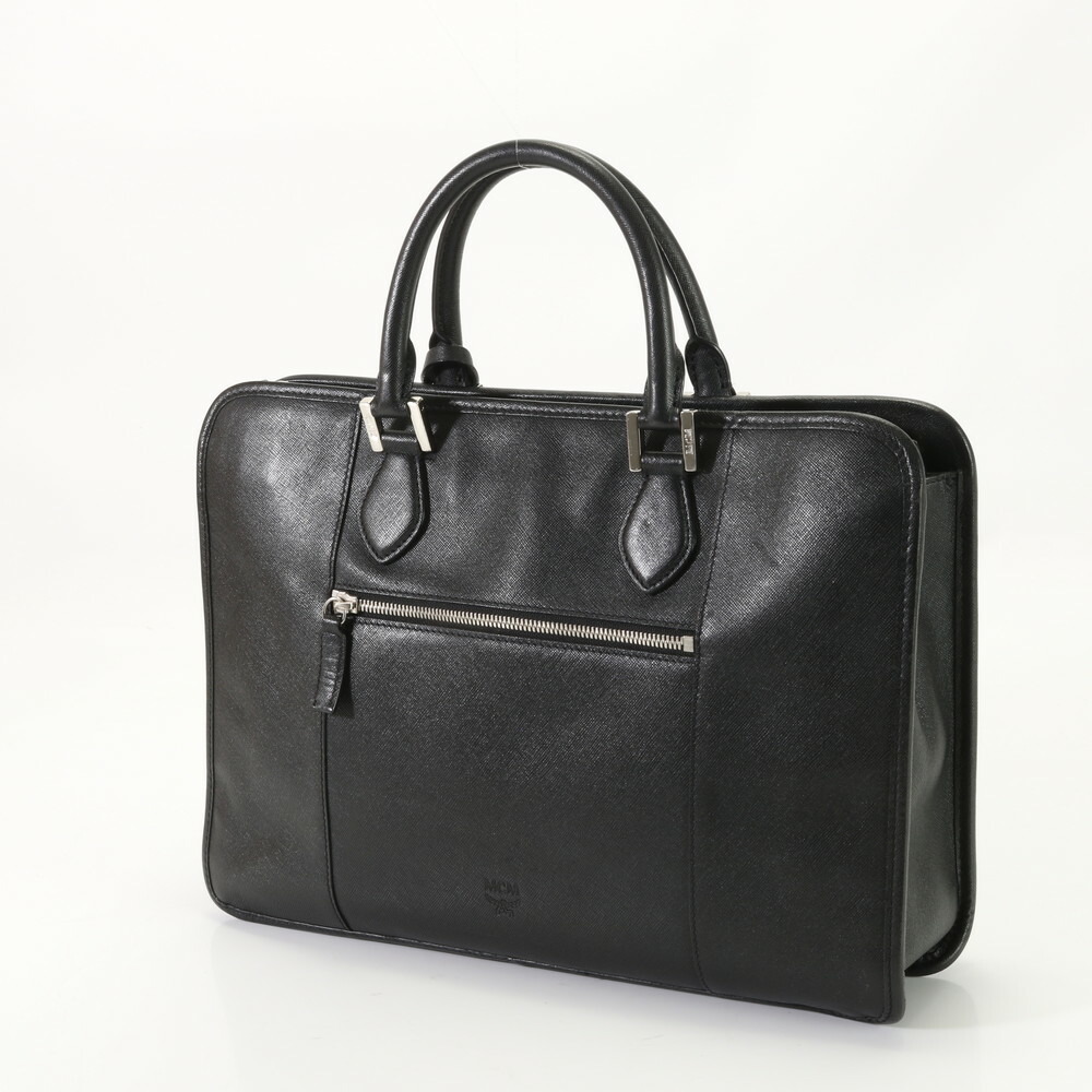 Mcm Bag Leather Business Briefcase